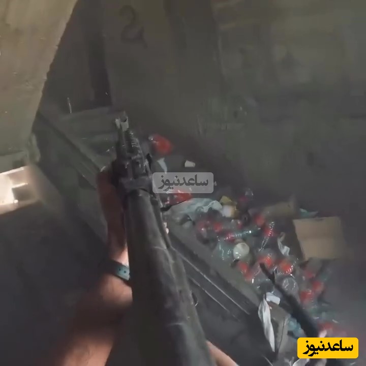 (ویدیو)‌ نبرد نزدیک سربازان فلسطینی با صهیونیست‌ها با استفاده از سلاح و نارنجک / درست مثل‌ بازی‌های کامپیوتری حمله می‌کنند....