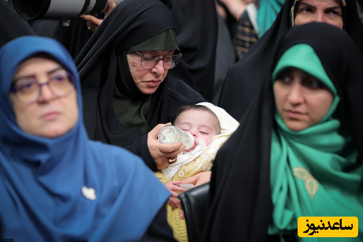 (عکس) بچه داری زنان دولت پزشکیان در حسینیه بیت رهبری