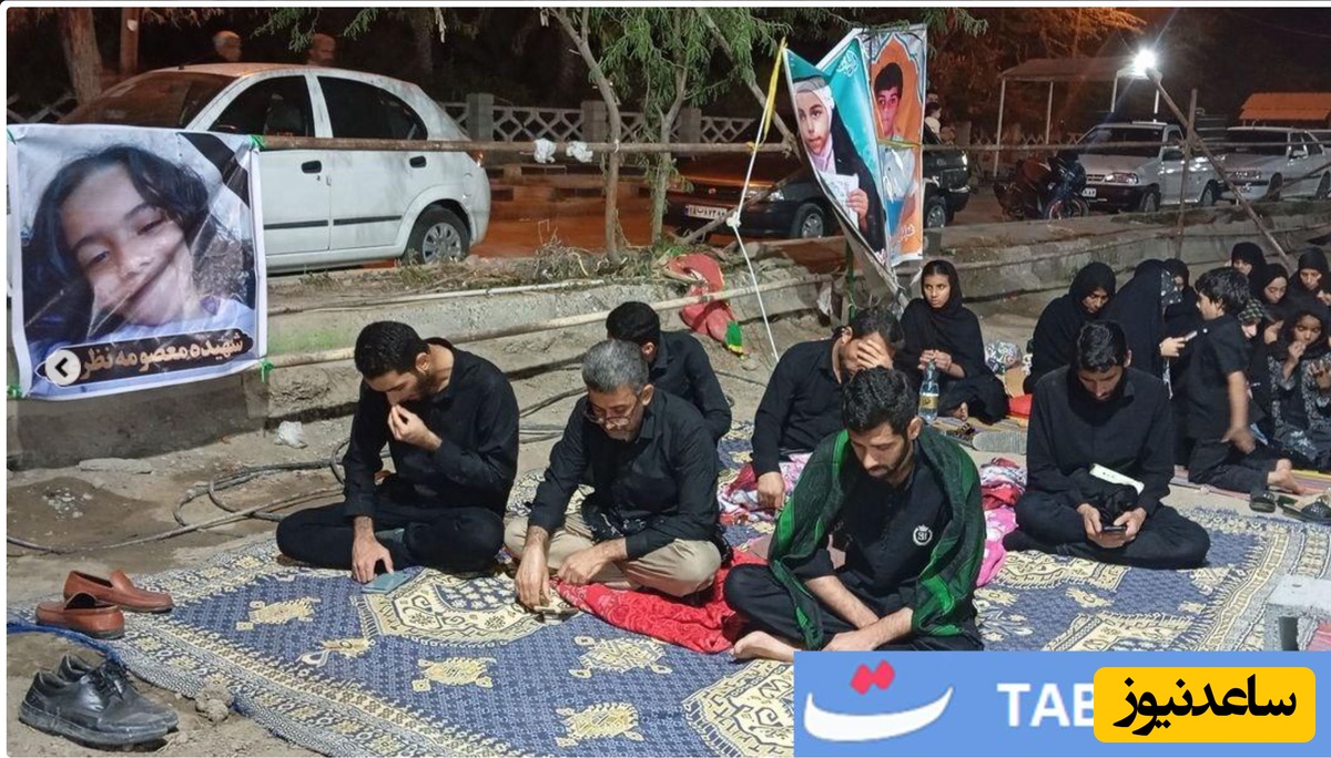 شب قدر مینابی‌ها در جوار مزار شهدای دانش آموز 