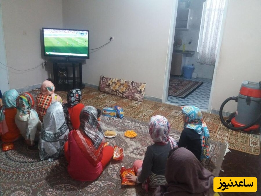 خلاقیت خنده دار زن و شوهری برای تماشای دربی حماسه آفرید+عکس/ خونه نگو میدون جنگه😂