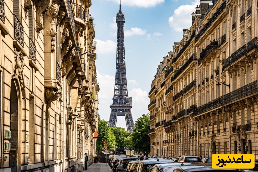 تصویری از پوستر «فرشتگان میناب» در خیابان‌های پایتخت فرانسه