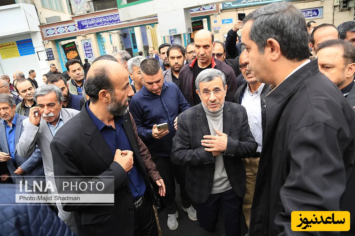 تشیع جنازه خواهر احمدی نژاد 