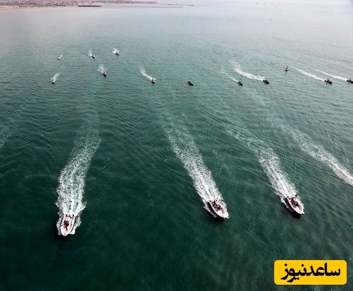 قدرت نمایی سپاه در تنگه هرمز زیر نظر فرمانده کل سپاه + فیلم