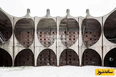 عکس/  قبرستانی در ایتالیا که به شاهکار ی از نمونه‌ ی  جسورانه معماری مذهبی تبدیل شد