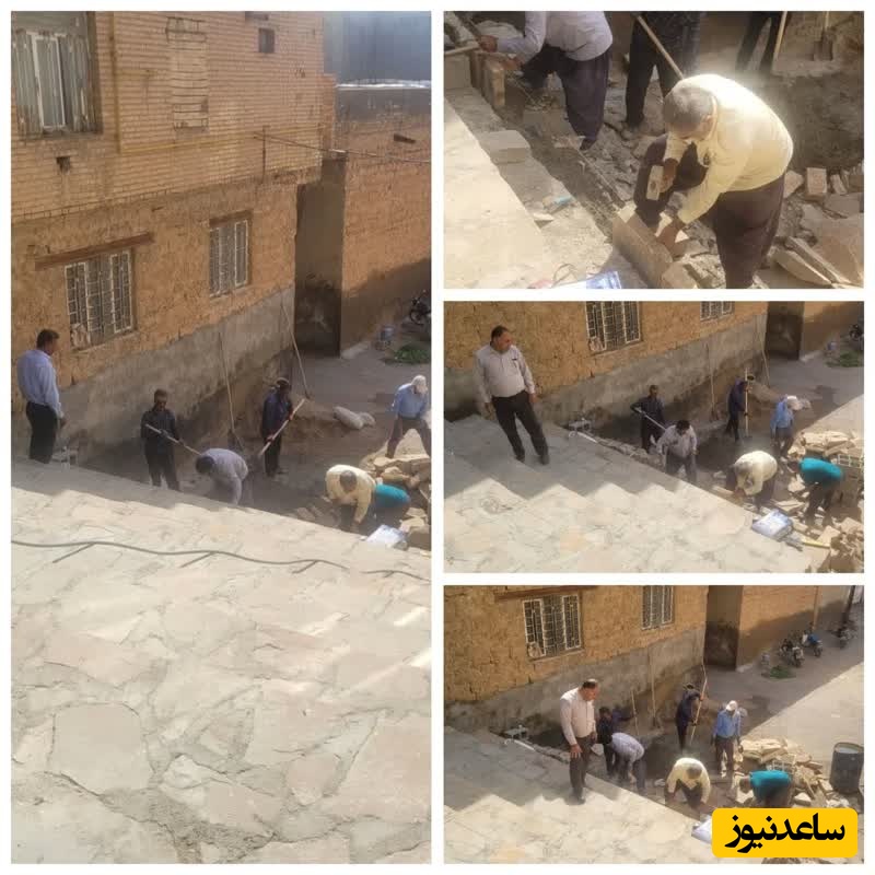 تداوم بهسازی معابر  بافت تاریخی کهن شهر شوشتر با اجرای  پیاده‌روسازی