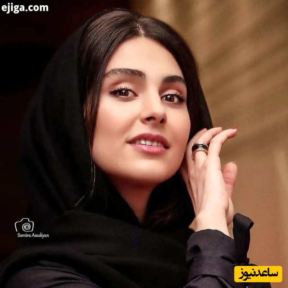 لاله مرزبان با حال پریشان و لاک قرمز در جاده! خانم بازیگر راهی کجاست؟!