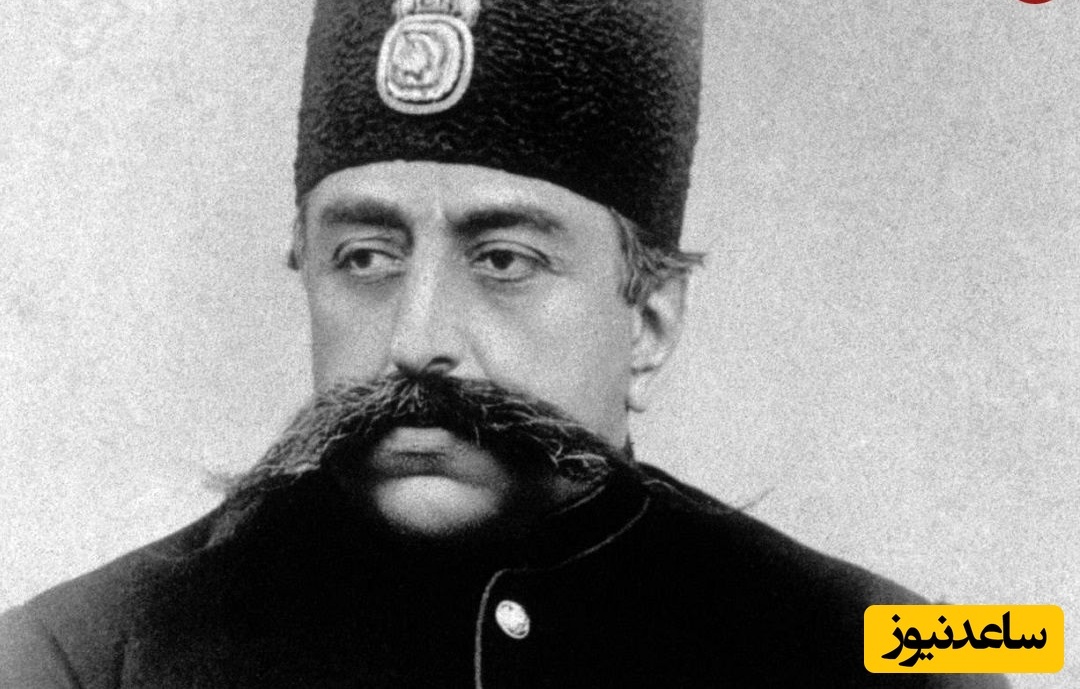 عکس؛ سفر در زمان؛ «مظفرالدین شاه» در حال غذا خوردن در جاجرود؛ سال 1284