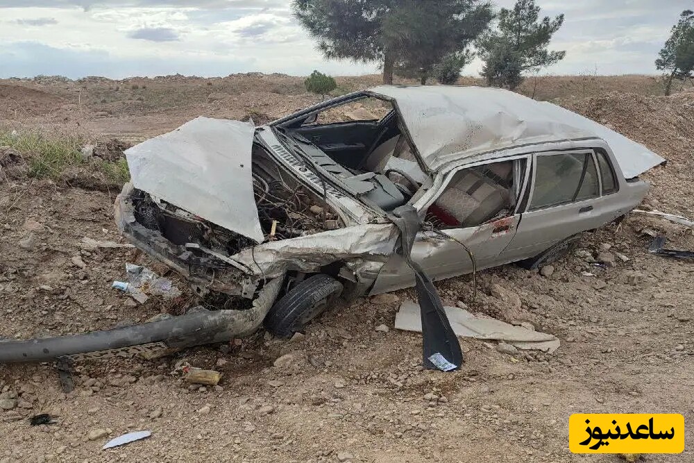 یک کشته و چهار مصدوم در برخورد مرگبار پراید و تریلر در محور شوشتر