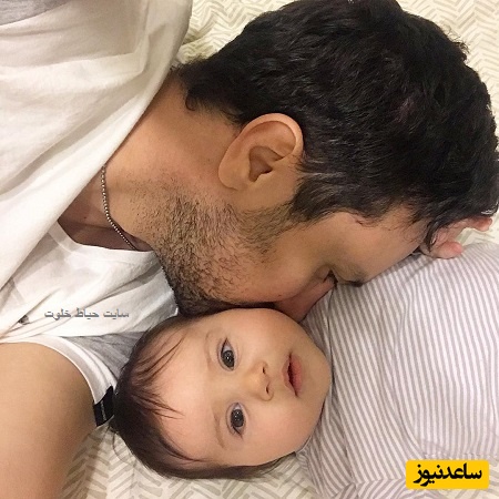 یادی کنیم از عاشقانه‌های شاهرخ استخری بازیگر  و طلافروش محبوب برای تولد 5 سالگی دخترش، نبات+ عکس