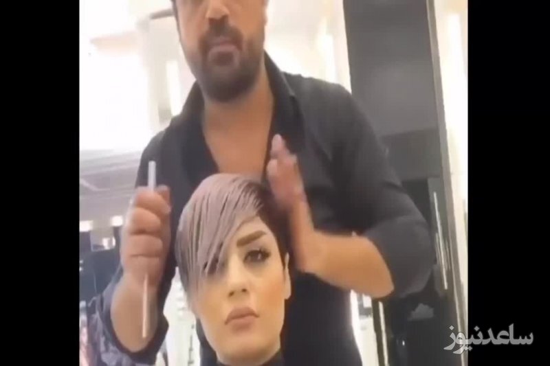 ویدئویی تبلیغاتی از آرایشگاهی زنانه با آرایشگران مرد!