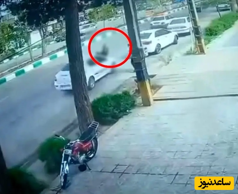 فیلم لحظه مرگ دلخراش یک زن در حال قدم زدن وسط خیابان