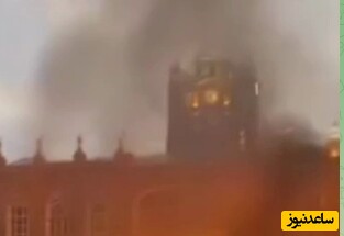 آتش سوزی سیلندر 50 کیلویی موکب احسان در تبریز