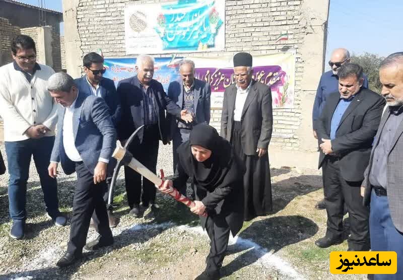 کلنگ زنی ساختمان اورژانس جاده ای مسجدسلیمان