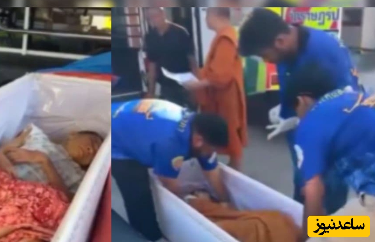 (ویدیو) زنده شدن جسد زن تایلندی درست قبل از سوزانده شدن!