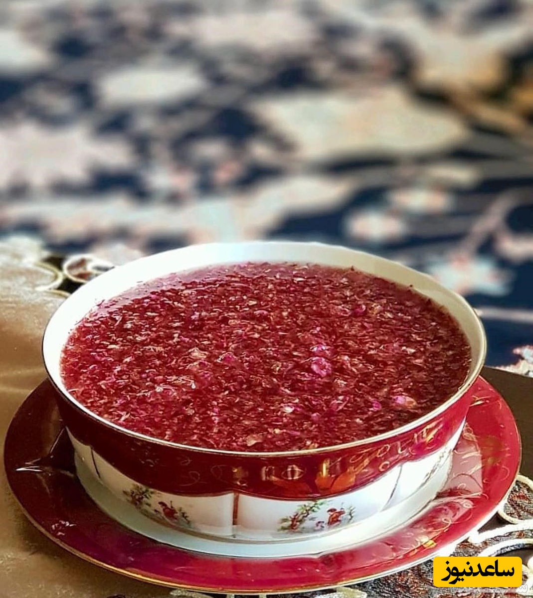 طرز تهیه مربای گل محمدی خوش رنگ و لعاب که حرف نداره+ عکس