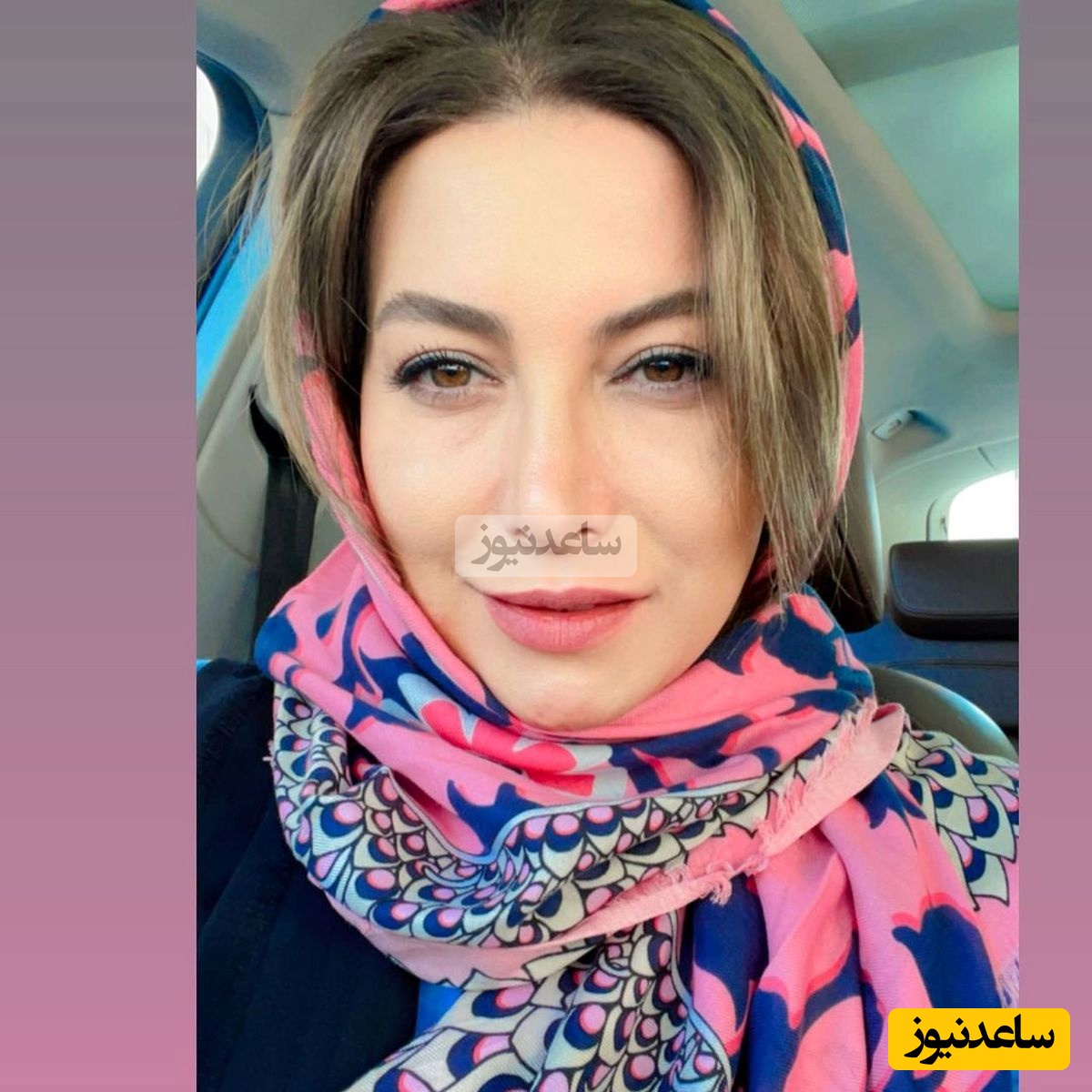 انتخاب جالب فریبا نادری در ترکیب استایل! شال پلنگی و عینک گربه‌ای و ....