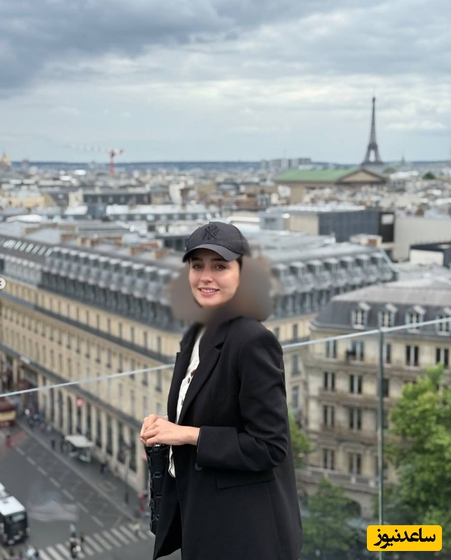 (عکس) استایل الگانت سها نیاستی بازیگر نقش رز، دختر پژمان جمشیدی در فیلم دایناسور در فرانسه / کراپ کت آینه دوزی شده، با نقش و نگار با اصالت ایرونی