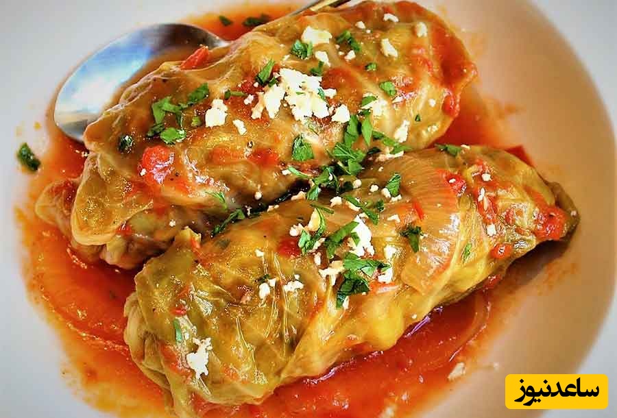 طرز تهیه دلمه کلم برگ تبریزی