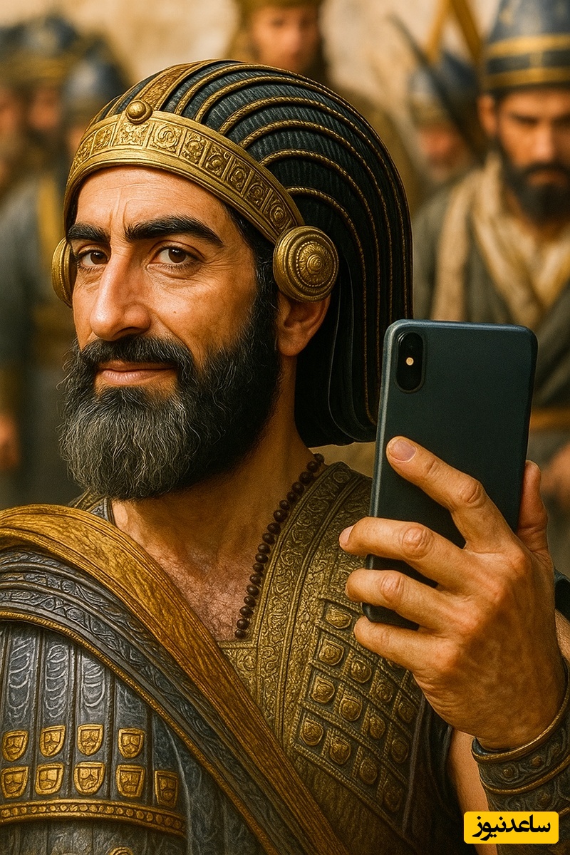 اگر پادشاهان ماد ها تا ساسانیان دوربین سلفی داشتن خودشونو چجوری معرفی میکردن؟/ دهمی ها حتما ببینن! +فیلم