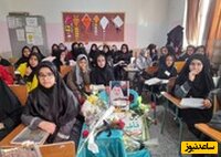 (ویدئو) حال و هوای غمگین کلاس مدرسه با جای خالی شهید حادثه تروریستی کرمان