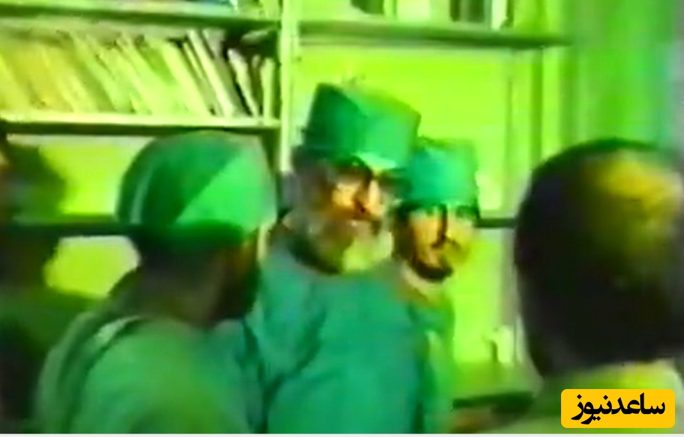 لحظاتی دیده نشده از رهبر انقلاب با گان پزشکی در اتاق عمل بیمارستان صحرایی+ویدیو