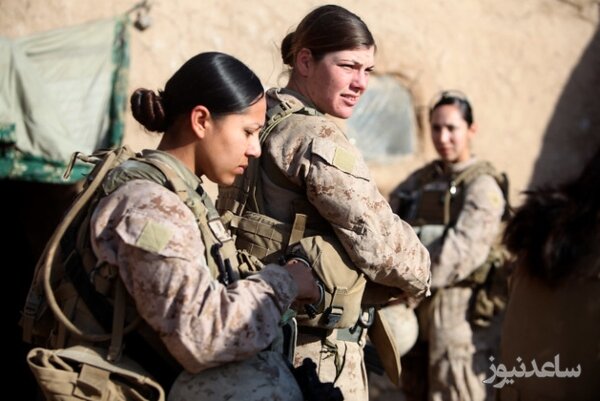 زن زندگی آزادی در ارتش آمریکا؛ مرد و زن تفاوتی ندارد حتی در دعوا!
