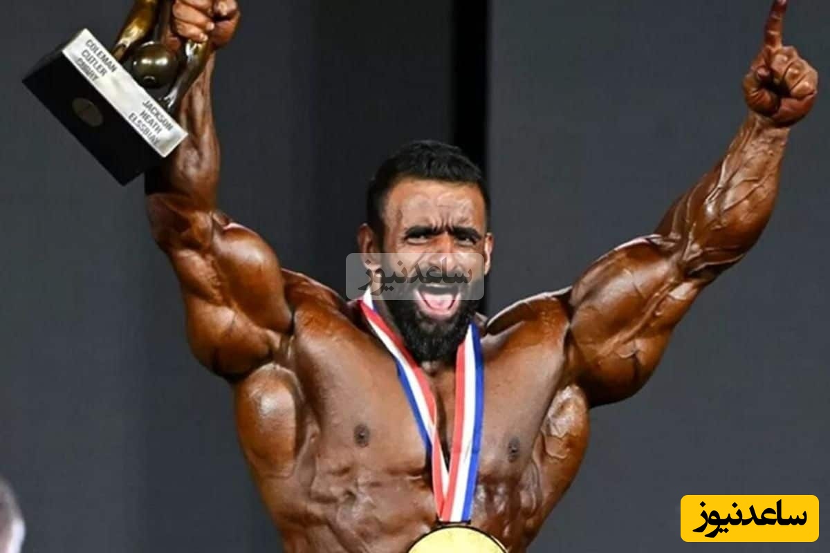 صفِ طولانی آمریکایی ها برای عکس و امضا گرفتن از هادی چوپان، شیرشاهِ ایرانی مسترالمپیا/ باعث غرور و افتخاری+فیلم