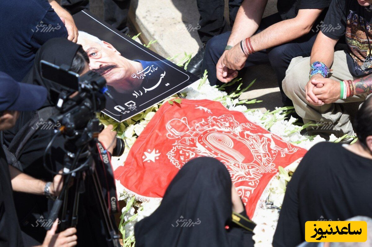 گزارش تصویری حضور بزرگان پرسپولیس در مراسم تشییع جنازه سعید راد پدر بزرگ آدام همتی