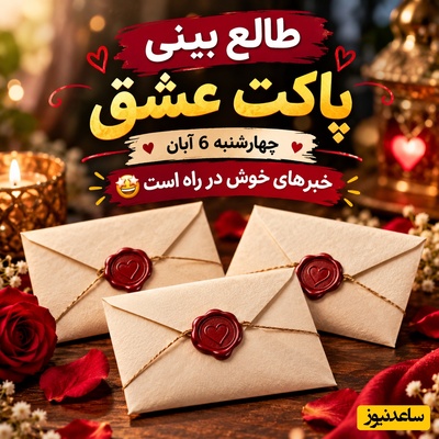 طالع‌بینی پاکت عشق امروز چهارشنبه 6 آبان 1405/از سردیِ فاصله‌ها تا گرمای یک آغوش ابدی؛ سهم آبان‌ماهی‌ها از پاکت امشب چیست؟💘