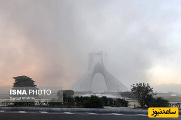 نمای عجیب از میدان آزادی بعد از حمله/ ترامپ برای  پهلویچی‌ها با بمباران آزادی آورد + تصویر