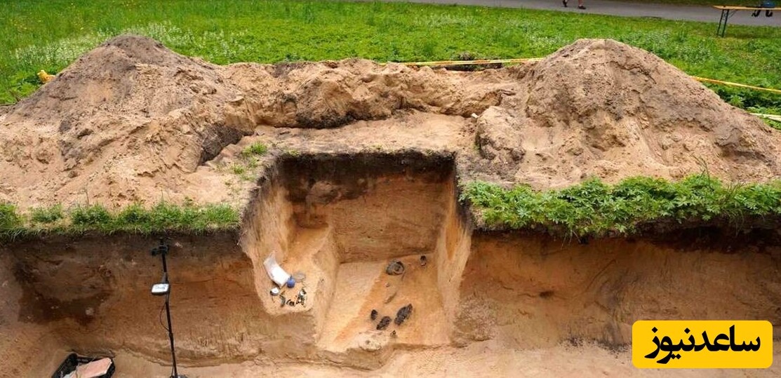 (تصویر) کشف شگفت انگیز جسد «تاجدار» 600 ساله در زیر یک پارک