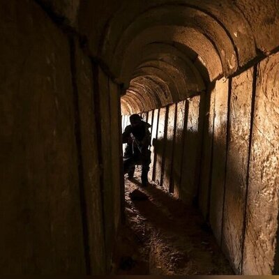 پر کردن تونل‌های حماس با آب دریا توسط صهیونیست‌ها+فیلم