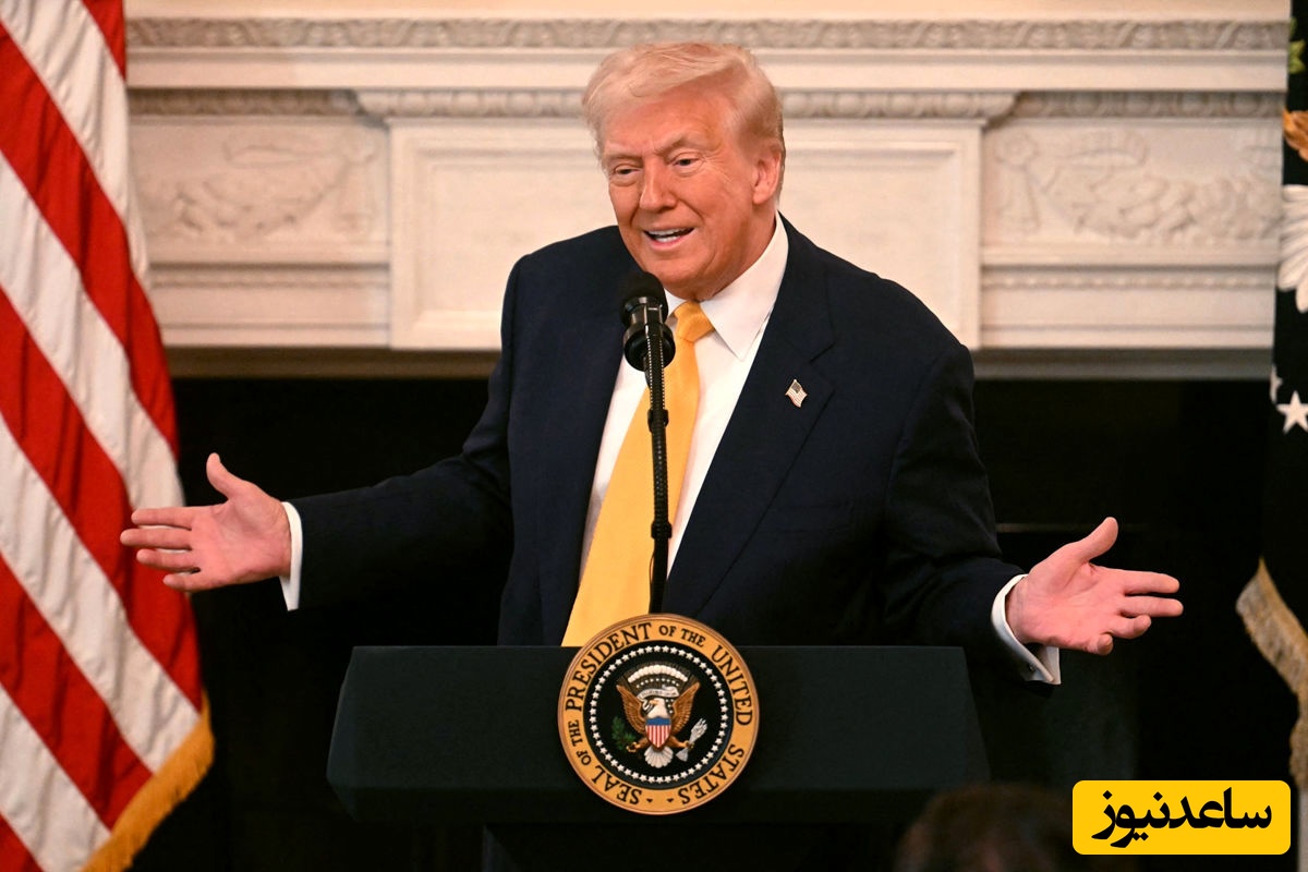 (عکس) تصویر دیده نشده از دلیل ترامپ برای عقب نشینی از جنگ با ایران مقتدر / پیرمرد مو بلوند آمریکایی در برابر عظمت ایران زانو زد