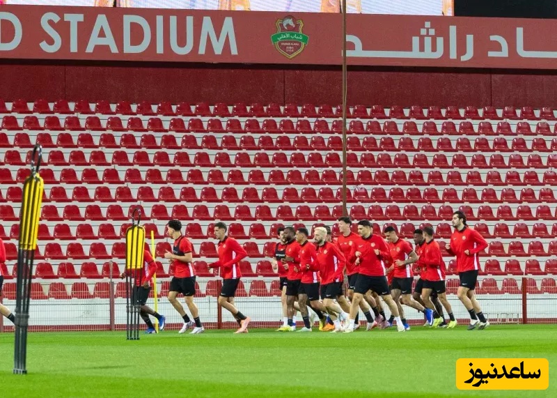 حضور غیرمنتظره سردار آزمون در تمرین شباب الاهلی با وجود مصدومیت