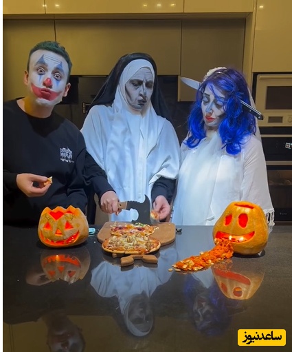 فاطمه گودرزی برای هالووین بیکار ننشست؛ ویدیوی خلاقانه خانم بازیگر و عروس و پسرش که به مذاق همه خوش آمد+فیلم