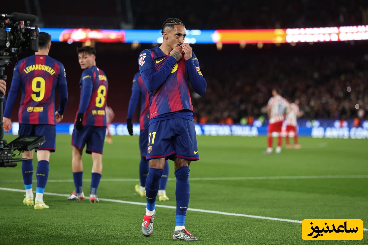 نقش 11 بازیکن روی یک گل / هنر بارسا