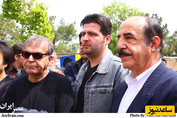 مراسم تشییع کیومرث ملک مطیعی آقا غلام