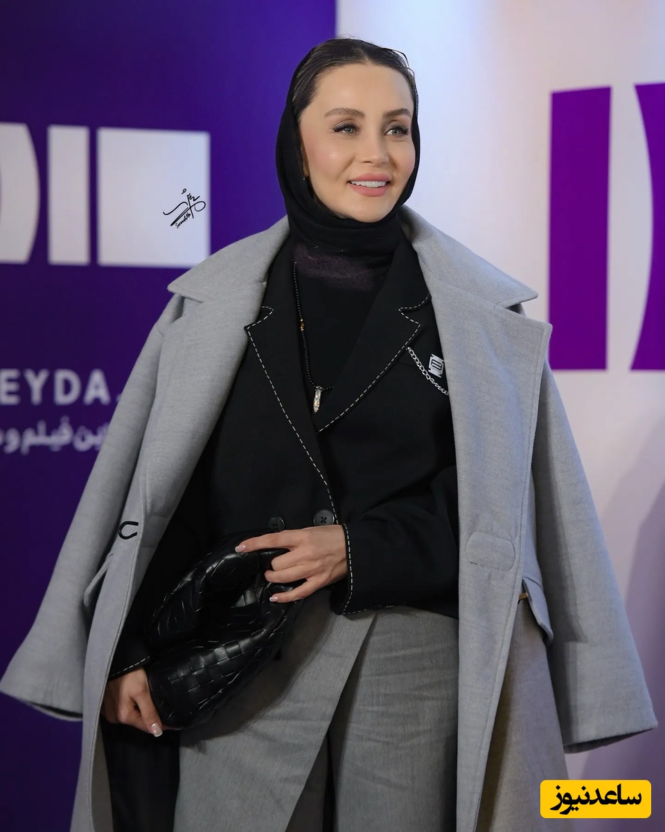 استایل بامزه و آبی رنگ حدیث فولادوند به سبک زنان قشقایی+ عکس