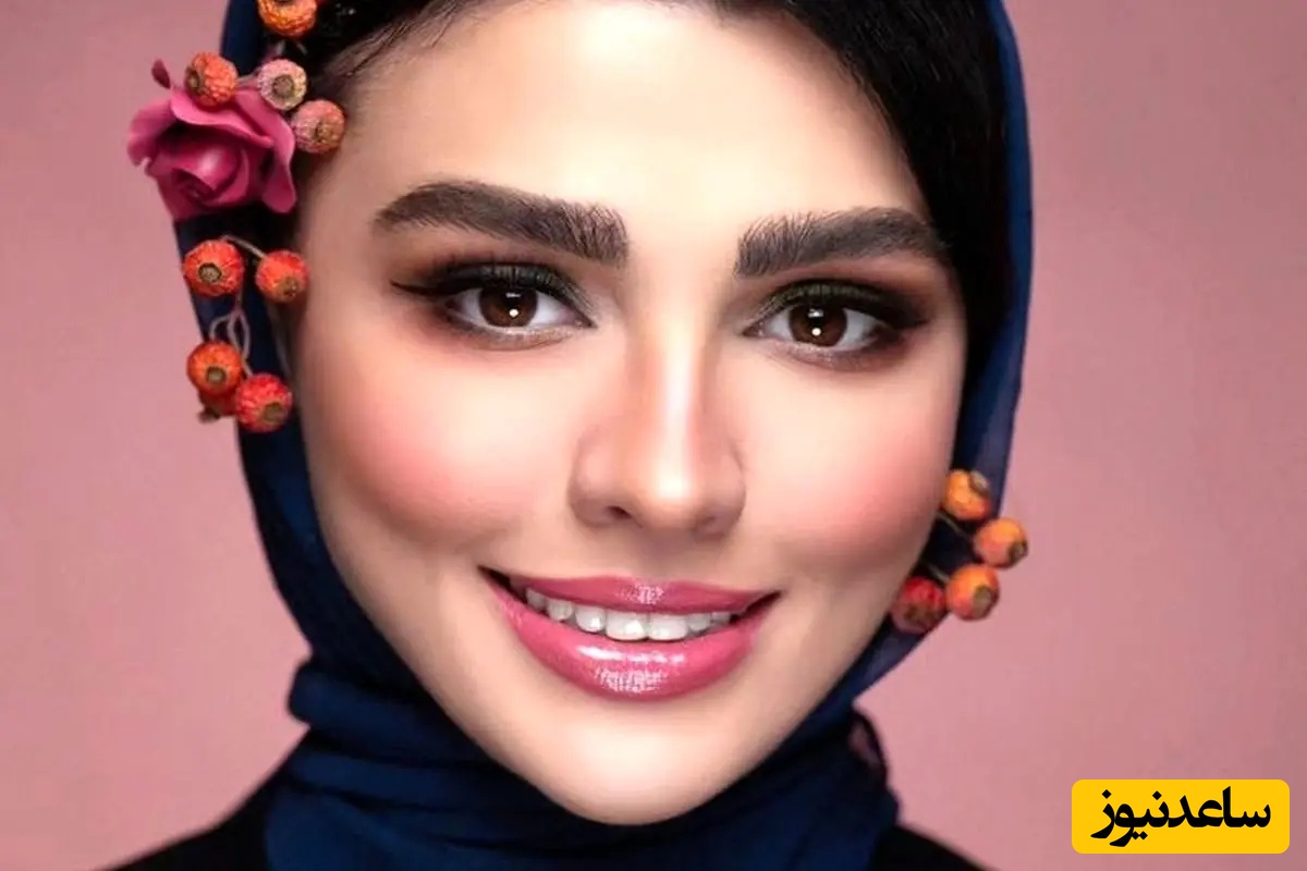 شوی لباس سیما خضرآبادی با پیراهن مجلسی و کمی نامتعارف خود