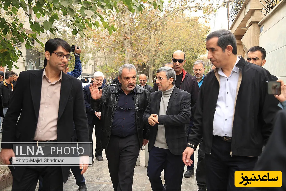 تشیع جنازه خواهر احمدی نژاد 