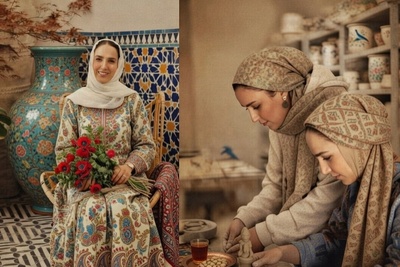 پیوندی لطیف میان خاک و خیال؛ لمس عاشقانه هنر و نغمه شاعرانه چرخ در گردش آرامش در «کارخانه سفالگری سوگل طهماسبی»/ جایی که کوزه ها و قلک های نوستالژی با عشق تولید می شوند+فیلم