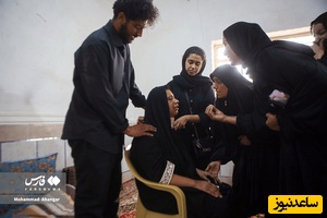 تشییع پیکر مطهر شهیده ایلماه بیلکی