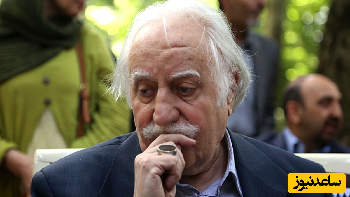 لحظات پراحساس وداع با استاد فرشچیان در آرامگاه صائب تبریزی!+فیلم