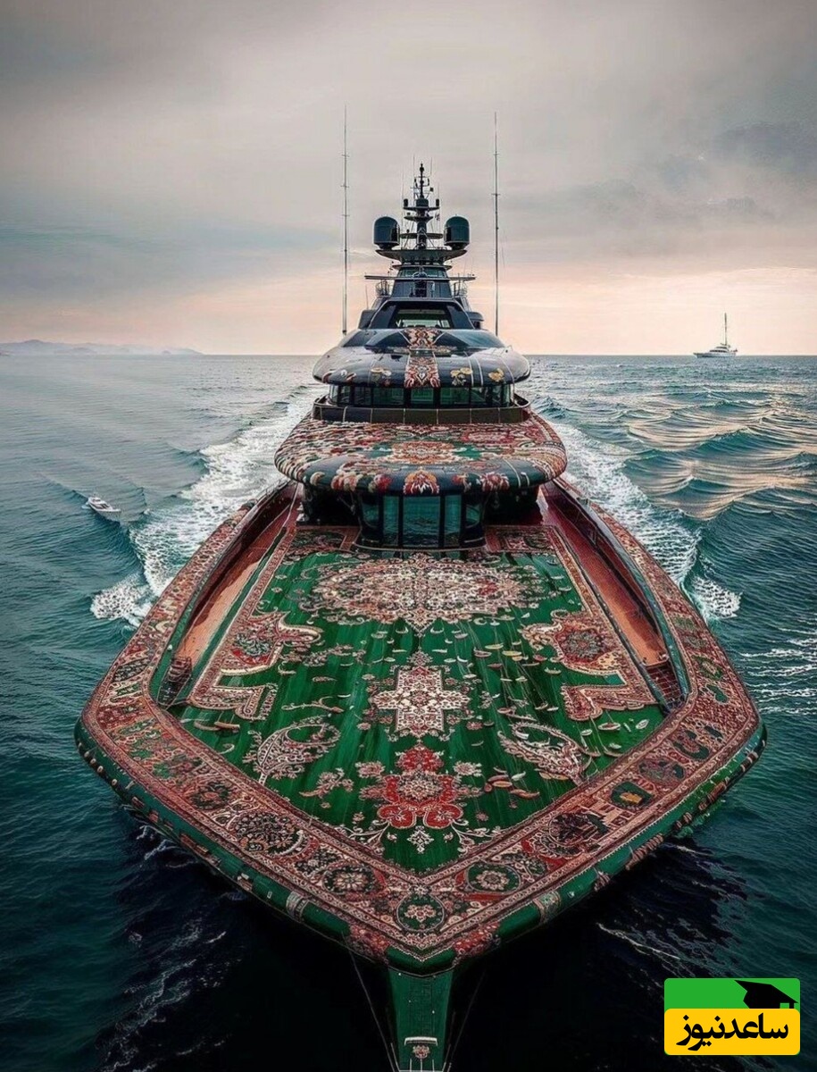 فرش ایرانی درکشتی