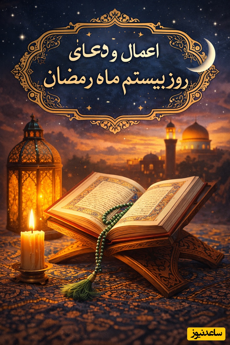 اعمال روز بیستم ماه رمضان + دعای روز 20 رمضان و تلاوت جزء بیستم قرآن با ترجمه + ویدئو