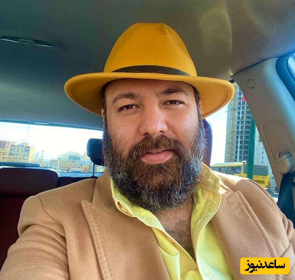 سلفی آسانسوریِ علی اوجی و الناز حبیبی در فضای مجازی جنجالی شد!!😳