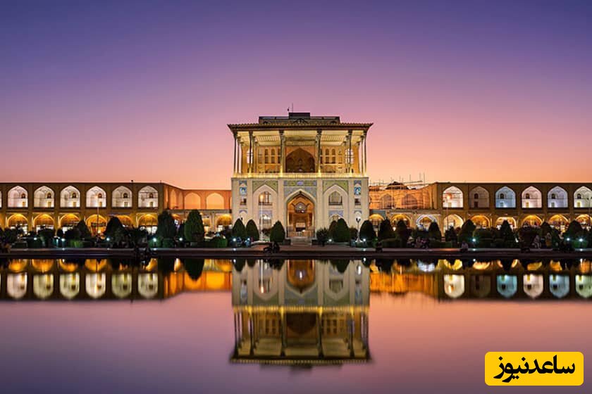 خلاقیت خاص شهرداری اصفهان با ایجاد یک ایستگاه متروی زیبا و منحصر به فرد/ عظمت نصف جهان رو میشه تو این قاب دید+عکس