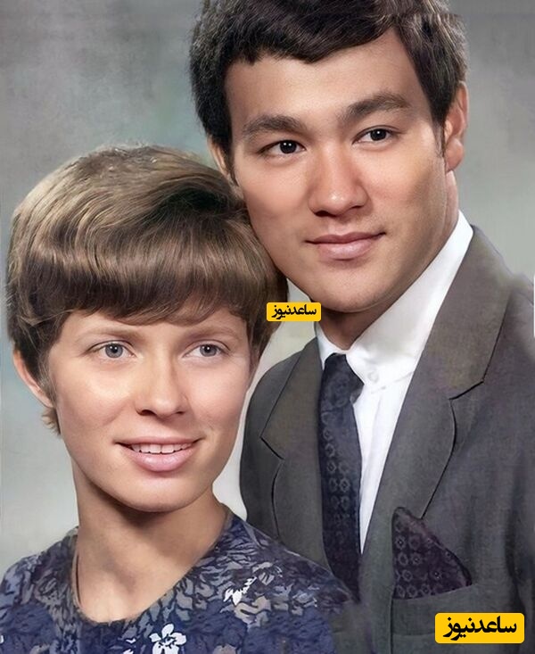 بروسلی و همسرش