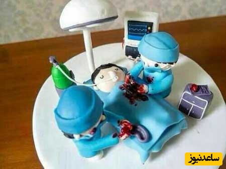 کیک خنده دار 