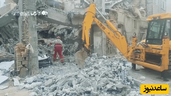 فیلم |  جنایت صهیونی-آمریکایی  در مناطق مسکونی تبریز و ادامه عملیات امداد